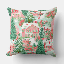 Modern sneeuwvlok winterkussen - neutraal kussen