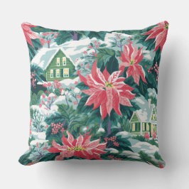 Modern sneeuwvlok winterkussen - neutraal kussen