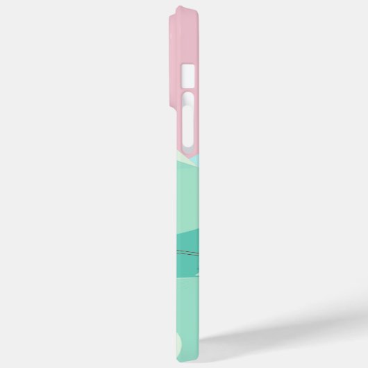 Modern Snowboard Winter Ski Slopes Personalized Case-Mate iPhone Case (Achterkant / Links)