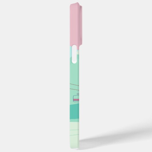 Modern Snowboard Winter Ski Slopes Personalized Case-Mate iPhone Case (Achterkant / Rechts)