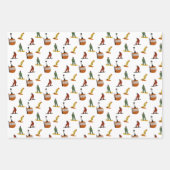 Modern snowboarden inpakpapier vel (Voorkant 2)