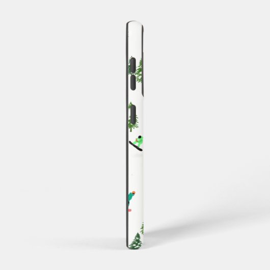 Modern Snowboarding Illustratie Samsung Galaxy Hoesje (Rechterkant)