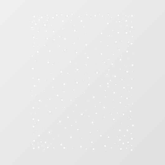 Modern Snowfall-kerstdecor Dispay Raamsticker (Vel)
