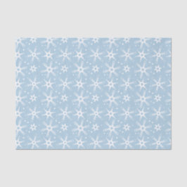 Modern Snowflake All-over Patroon Weefsel Papier
