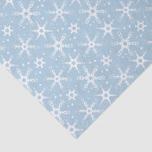 Modern Snowflake All-over Patroon Weefsel Papier (Detail)