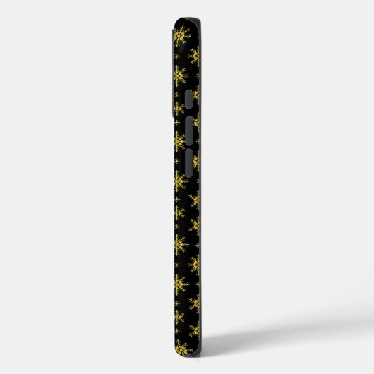 Modern Snowflake Christmas Case-Mate iPhone Case (Achterkant / Links)