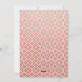 Modern Snowflake Happy Nieuwjaar - niet-foto Feestdagenkaart (Achterkant)