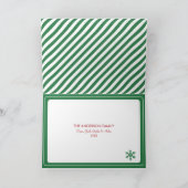MODERN SNOWFLAKE | HOLIDAY GREETCARD FEESTDAGEN KAART (Binnen)