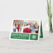 MODERN SNOWFLAKE | HOLIDAY GREETCARD FEESTDAGEN KAART (Voorkant)