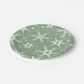 Modern Snowflake Winter Holiday Paper Bord (Gekanteld)