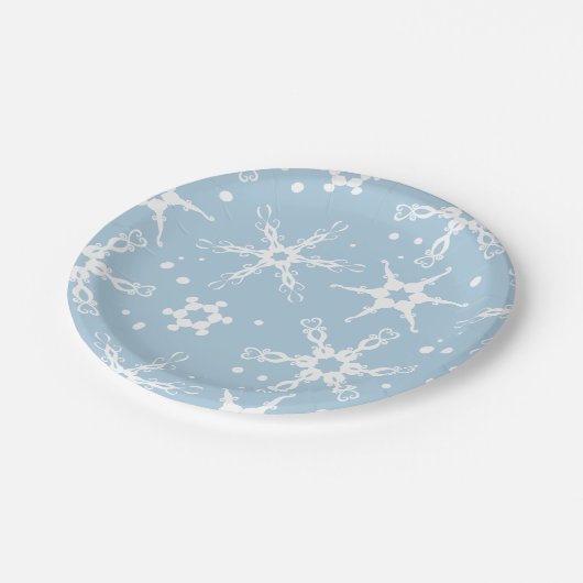 Modern Snowflake Winter Holiday Paper Bord (Gekanteld)