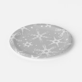 Modern Snowflake Winter Holiday Paper Bord (Gekanteld)