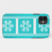 Modern Snowflakes BT iPhone 5 Hoesje, Aqua Case-Mate iPhone Case (Achterkant (horizontaal))