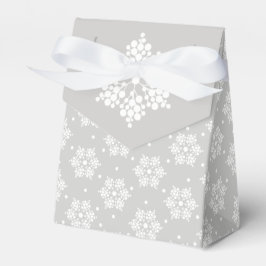 Modern Snowflakes Favor Box Bedankdoosjes