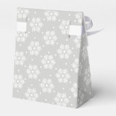 Modern Snowflakes Favor Box Bedankdoosjes (Achterkant)