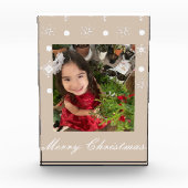 Modern Snowflakes script voor prettige kerst Fotoblokken (Voorkant)