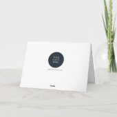 Modern Snowflakes | Vakantiegroet Feestdagen Kaart (Achterkant)