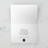 Modern Snowflakes | Vakantiegroet Feestdagen Kaart (Binnen)