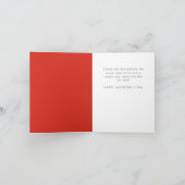 Modern So Glad I Swiped Right Valentine's Feestdagen Kaart (Binnen)