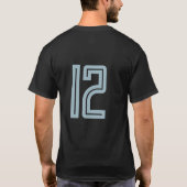 Modern Soccer Pap Sporty Team T-shirt (Achterkant)