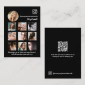 Modern Social Media Card with QR code Visitekaartje (Voorkant / Achterkant)