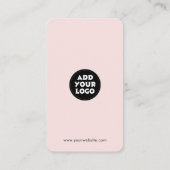 Modern Social Media QR Code | Instagram Facebook  Visitekaartje (Achterkant)