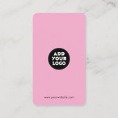 Modern Social Media QR Code | Instagram Facebook  Visitekaartje (Achterkant)