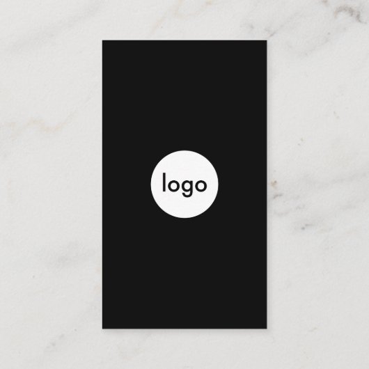 Modern Social Media QR Code Zwart Visitekaartje (Achterkant)