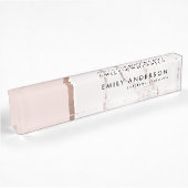MODERN SOFT BLUSH PINK ROSE GOLD MARBLE TEXTURE NAAMBORDJE