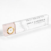 MODERN SOFT BLUSH PINK ROSE GOLD MARBLE TEXTURE NAAMBORDJE