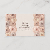  Modern Soft Watercolor Yarn Ball Knitting Crochet Visitekaartje (Voorkant)