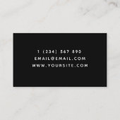 Modern Software Developer Technology Web Design Visitekaartje (Achterkant)