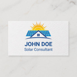 Modern Solar Energy Business Card Visitekaartje