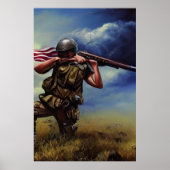 Modern Soldaat AI Digital Art Poster #04 (Voorkant)