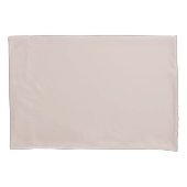 Modern Solid Blush Pink Kussensloop (Voorkant-Links)