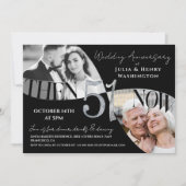 Modern Sophisticated 51st Wedding Anniversary Kaart (Voorkant)