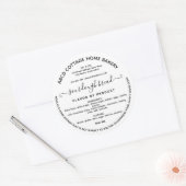 Modern sourdough brood Label Cottage wet Label (Envelop)