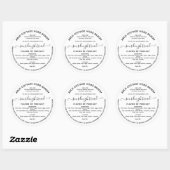 Modern sourdough brood Label Cottage wet Label (Vel)