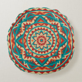 Modern Southwest Mandala Rond Kussen