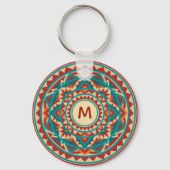 Modern Southwest Mandala Sleutelhanger (Voorkant)