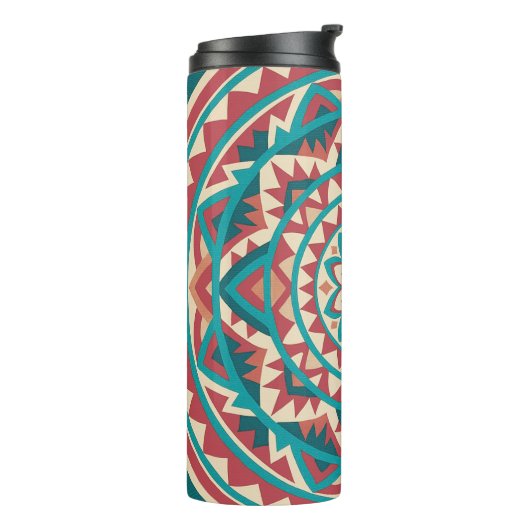Modern Southwest Mandala Thermosbeker (Gedraaid links)