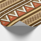 Modern Southwestern Geometric, Brown, Tan & Rust Cadeaupapier (Hoek)
