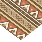 Modern Southwestern Geometric, Brown, Tan & Rust Korte Tafelloper (Hoek)