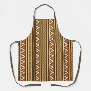 Modern Southwestern Geometric, Brown, Tan & Rust Schort
