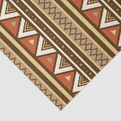 Modern Southwestern Geometric, Brown, Tan & Rust Tissuepapier (Detail)