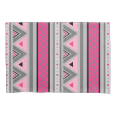 Modern Southwestern Geometric, Roze and Grey Kussensloop (Voorkant)