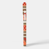 Modern Southwestern Geometric, Taupe & Oranje Case-Mate iPhone Case (Achterkant / Links)