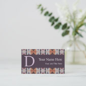 Modern Southwestern Geometric Tribal Art Pattern Visitekaartje (Staand voorkant)