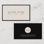 Modern Spa of Salon Minimalist Visitekaartje  (Voorkant / Achterkant)