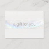 Modern Spa Salon Tropical Gift Certificaat (Voorkant)